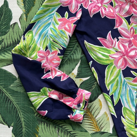 Tori Richard • GORGEOUS Tunic Floral Dress • Size 4 Small - Picture 4 of 7